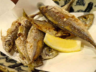 豆アジのから揚げ