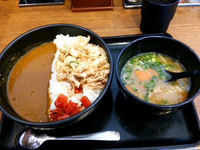 すたみなカレーと豚汁