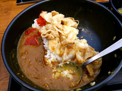 すたみなカレー 残り半分