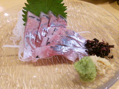 アジの刺身