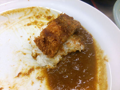 チキンももカツカレー 残りわずか