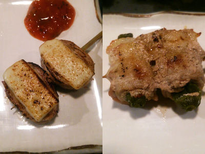 トマトチーズ豚巻とししとう豚巻