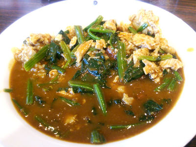 煮込みチキンほうれん草カレー