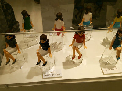 コップのフチ子 東京モーターショー