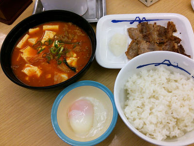 焼カルビチゲ鍋膳