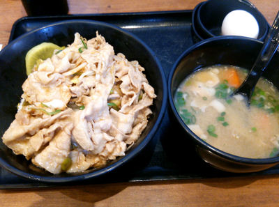 生姜焼き丼セット