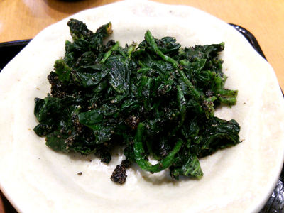 ほうれん草の胡麻和え