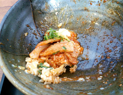 辛すた丼 残り一口