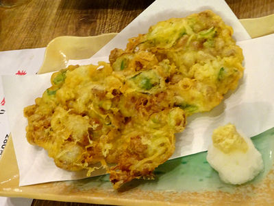 なっとうの天ぷら