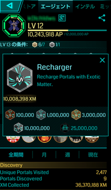 Rechargerプラチナメダル