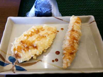 とり天とチーズちくわ天