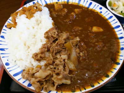 牛あいがけカレー 皿バージョン
