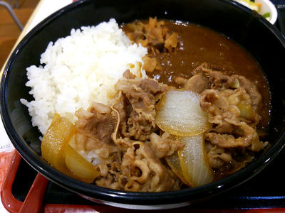 牛あいがけカレー