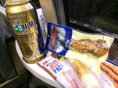 帰りのあずさにて