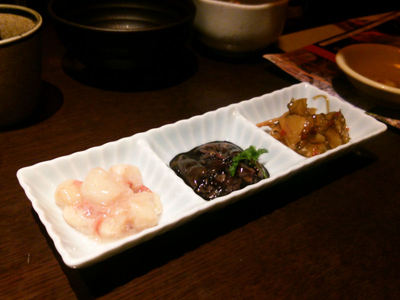 珍味三種盛り