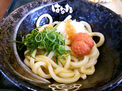 明太醤油うどん