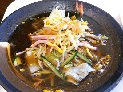 冷やし中華 のこり半分