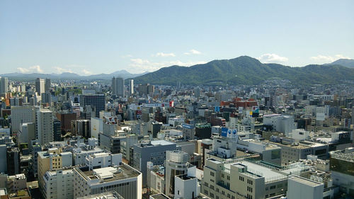 札幌テレビ塔展望台より 大倉山
