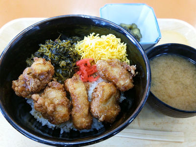 あんこう唐揚げ丼定食