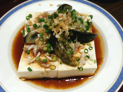 冷奴ピータンのせ