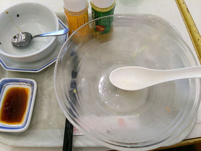 冷やしちゃんぽん 完食