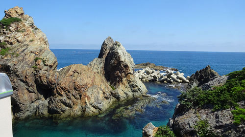 海女センター展望台からの夫婦岩