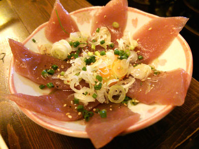 マグロの塩ユッケ