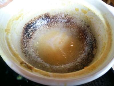 牡蠣煮込みカレーうどん 完食