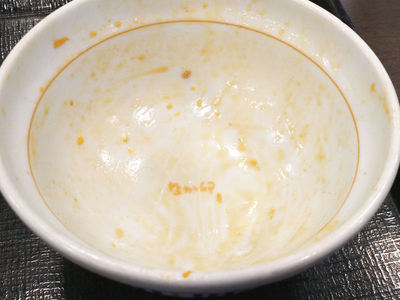 カニとじ丼完食