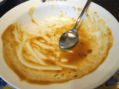 ほうれん草カレー 完食