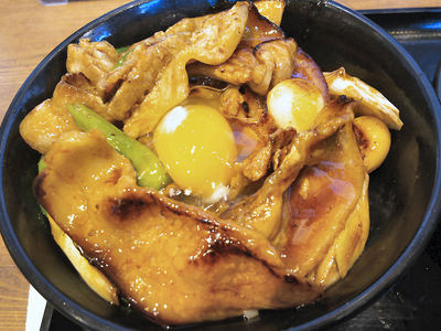 デカ豚バラ焼肉丼