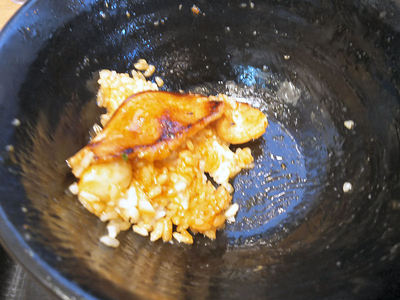 デカ豚バラ焼肉丼 残り一口