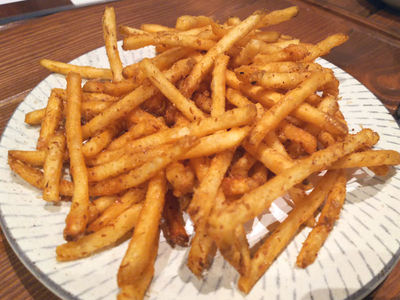 フライドポテト鰹風味