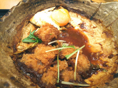 チキンの味噌かつ煮 残り半分