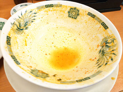 チゲ味噌ラーメン 完食