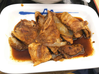 豚バラ生姜焼き