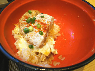 スパイシーカツ丼 残り半分