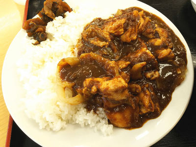 ごろごろ煮込みチキンカレーライス