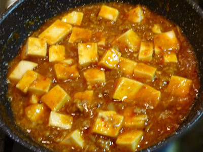 水溶き片栗粉投入