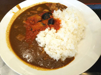 茄子アラビアータカレー