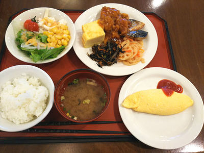 朝食ビュッフェ 
