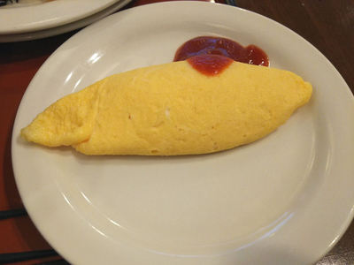 朝食ビュッフェ  オムレツ