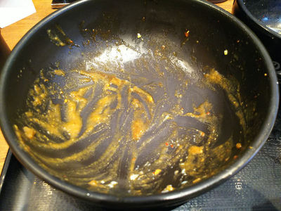 すたみな豚キムチカレー 完食