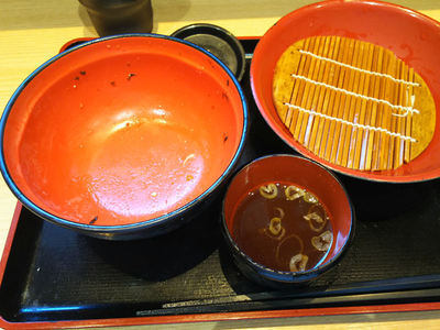 豚しゃぶ丼セット 完食