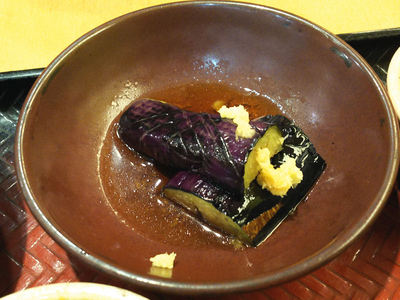 茄子の揚げびたし