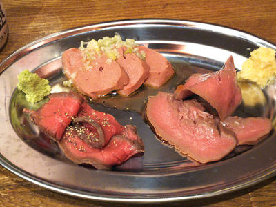 肉刺し 3種盛り