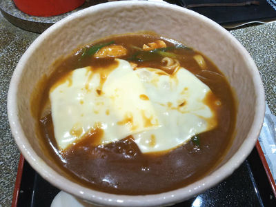 チーズカレーきしめん