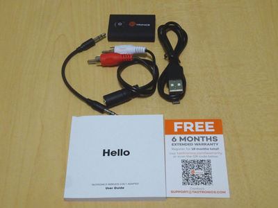 Bluetoothトランスミッター 内容物