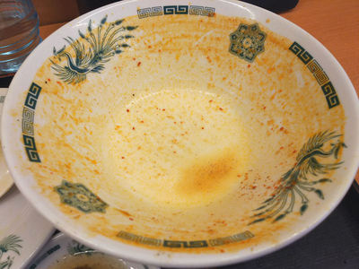 チゲ味噌ラーメン 完食