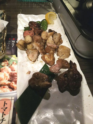 焼き鳥盛り合わせ